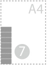stroken van 7<br/><span style='font-size:11px;'>(7 per strook (52,5 * 27mm/bon))</span>